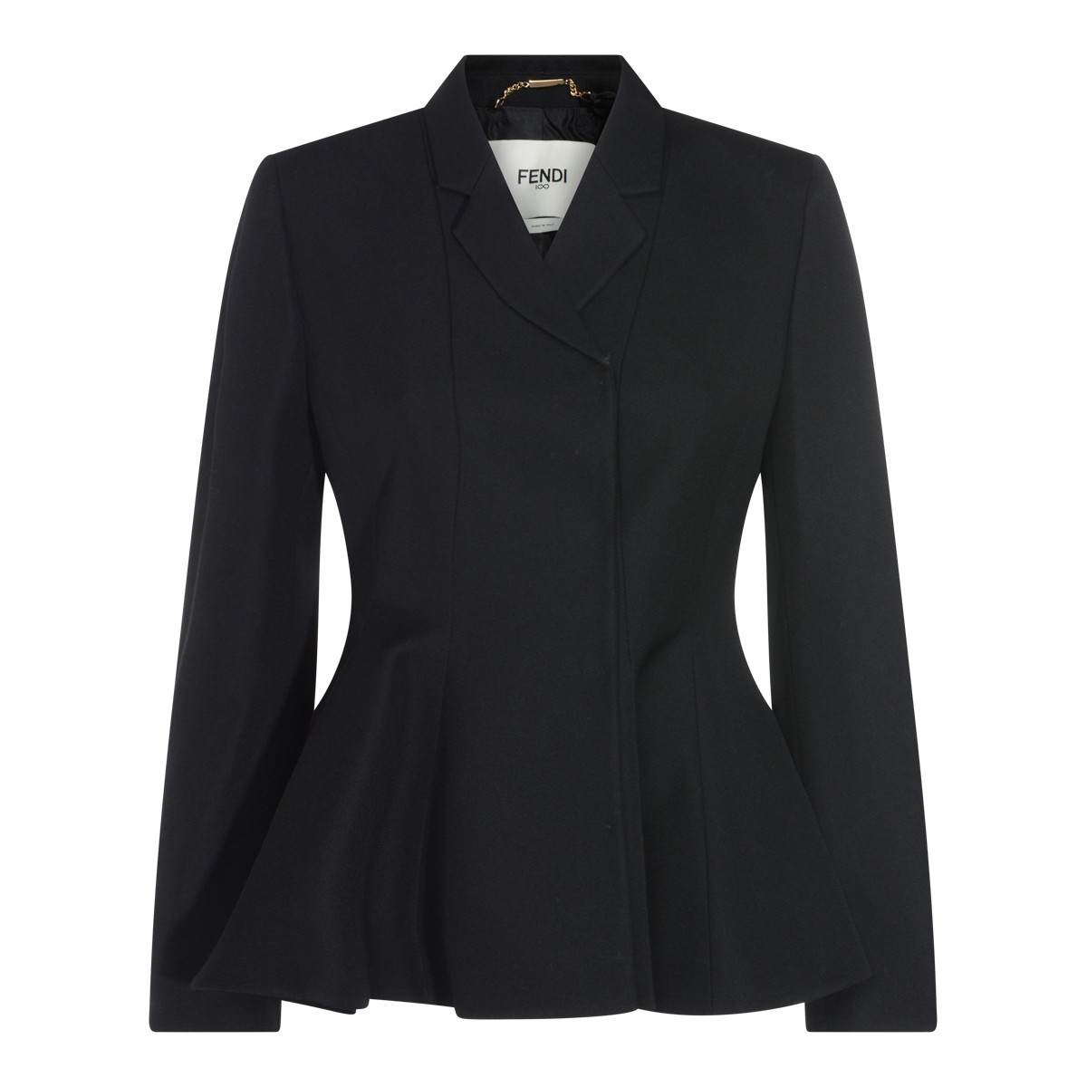 BLACK WOOL BLAZER