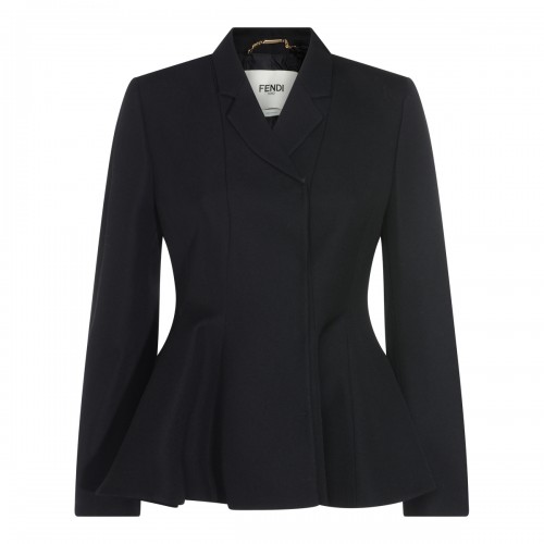 BLACK WOOL BLAZER