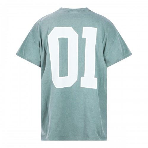 GREEN COTTON T-SHIRT