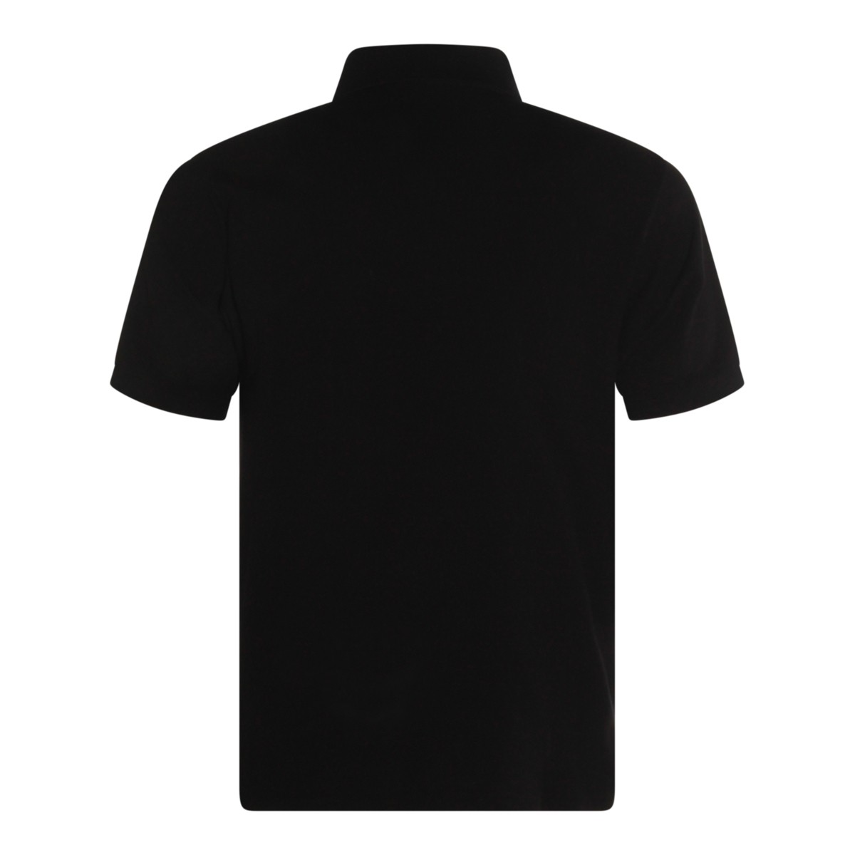 BLACK COTTON POLO SHIRT BLACK COTTON POLO SHIRT