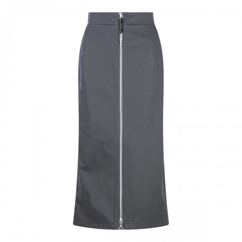 BLACK COTTON SKIRT