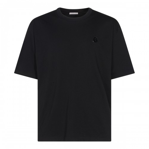 BLACK COTTON T-SHIRT