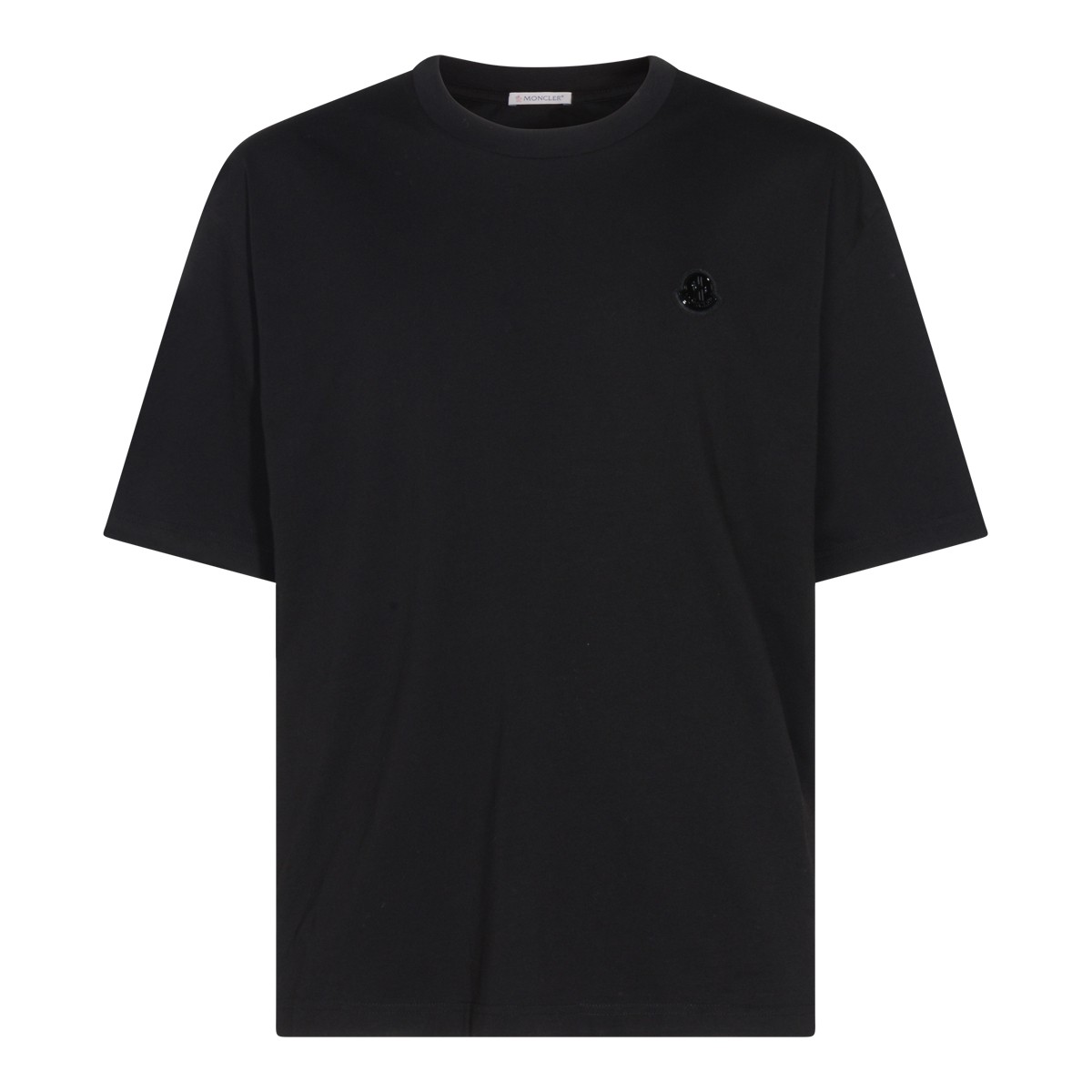 BLACK COTTON T-SHIRT