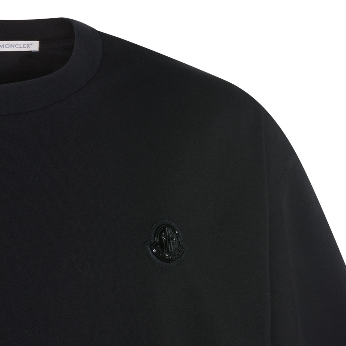 BLACK COTTON T-SHIRT