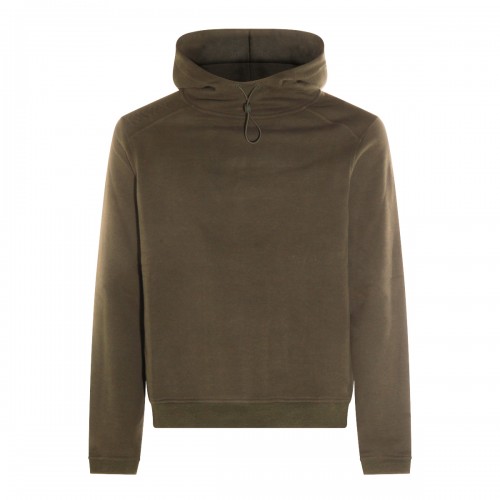 GREEN COTTON CASUAL JACKET