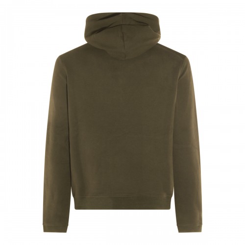 GREEN COTTON CASUAL JACKET