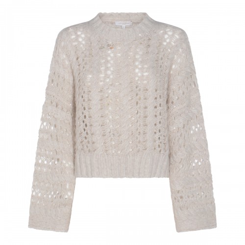 BEIGE WOOL SEVERINA KNITWEAR