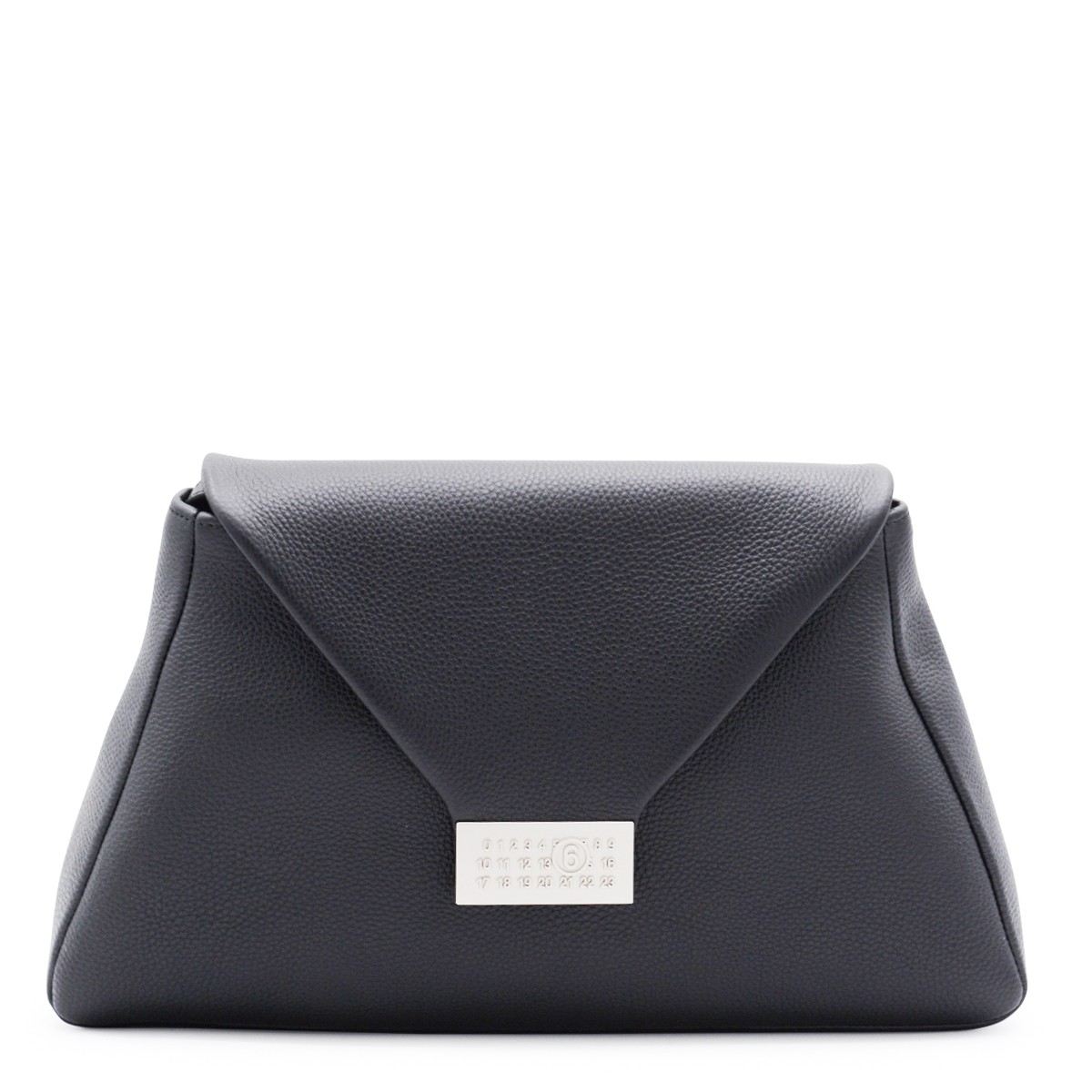 BLACK LEATHER SHOULDER BAG