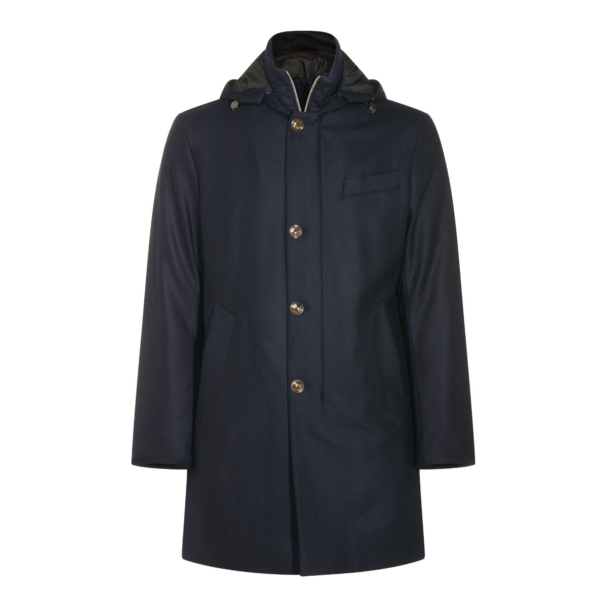 BLUE WOOL COAT