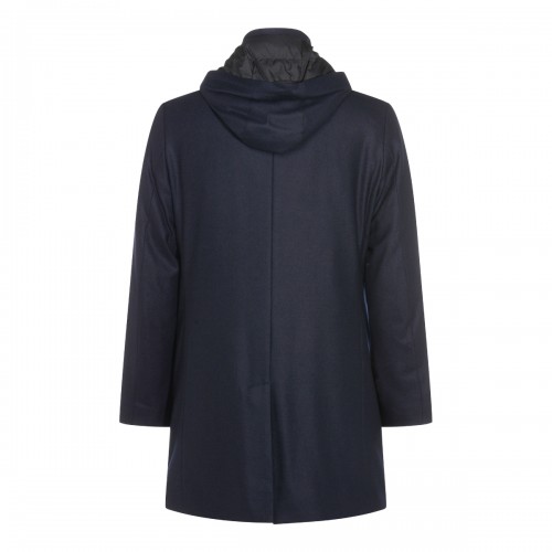 BLUE WOOL COAT