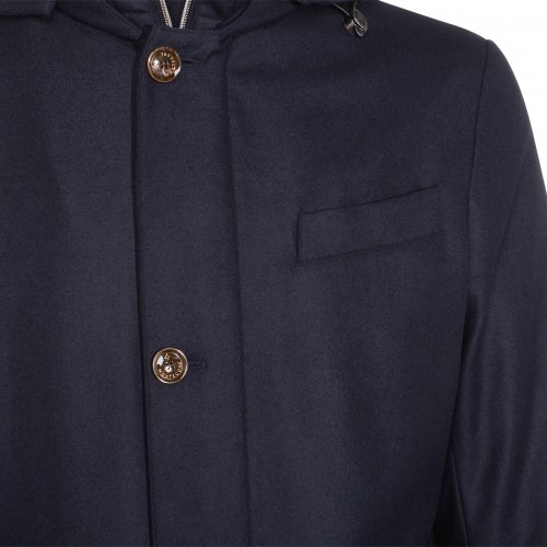 BLUE WOOL COAT