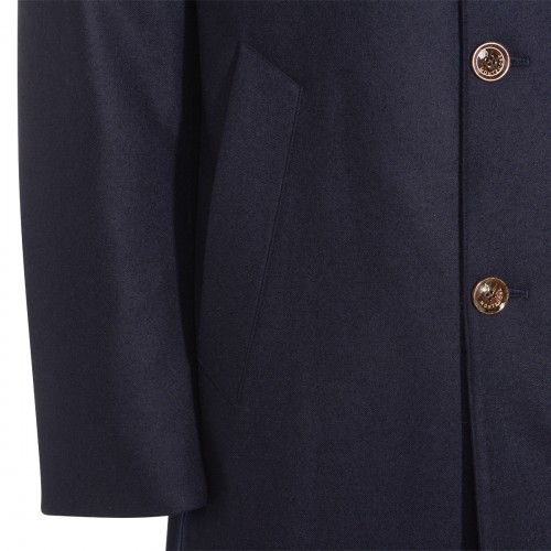 BLUE WOOL COAT