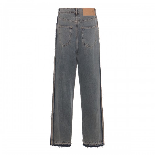LIGHT GREY COTTON JEANS