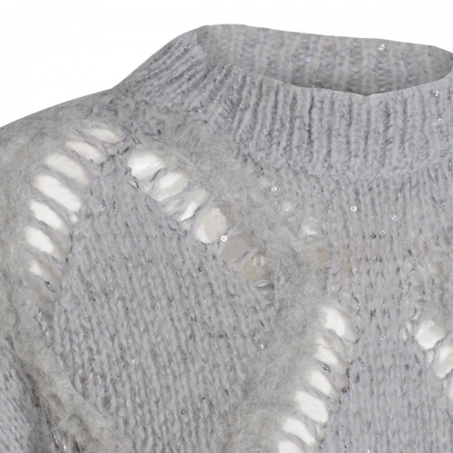 GREY WOOL TARQUINIO KNITWEAR