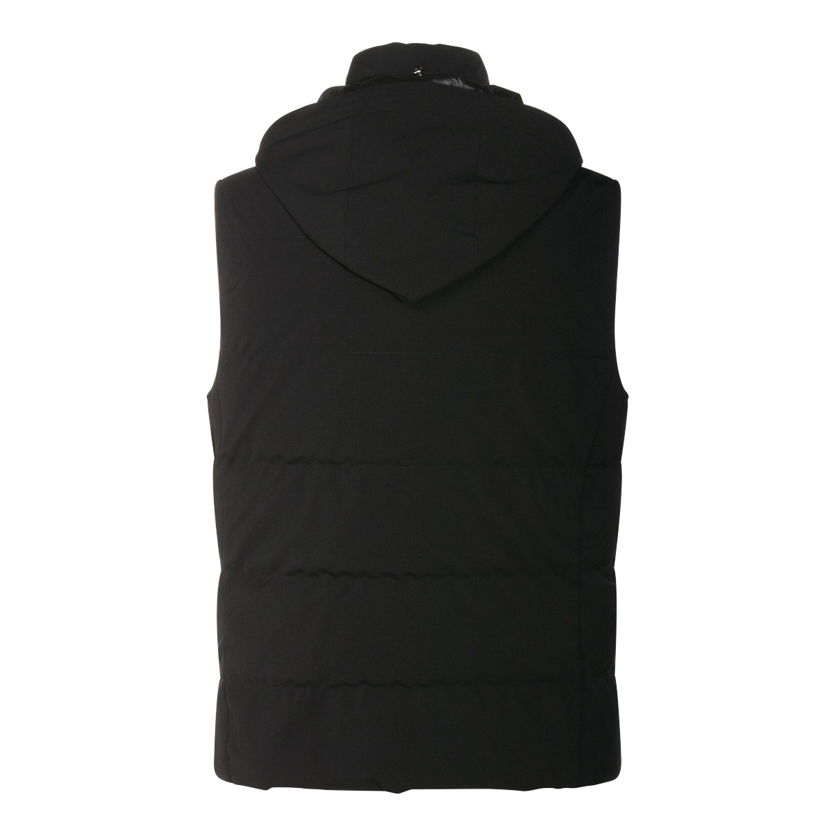 ジャケット・アウター DIESEL black hooded puffer down vest Men's Hooded puffer vest in light nylon | Black | Diesel