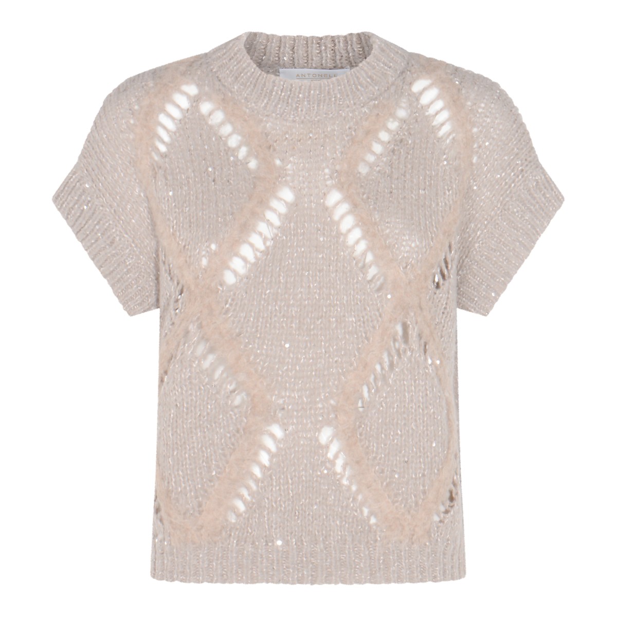 BEIGE WOOL TARQUINIO KNITWEAR