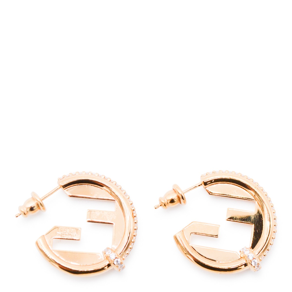 GOLD METAL EVER ROUND EARRINGS