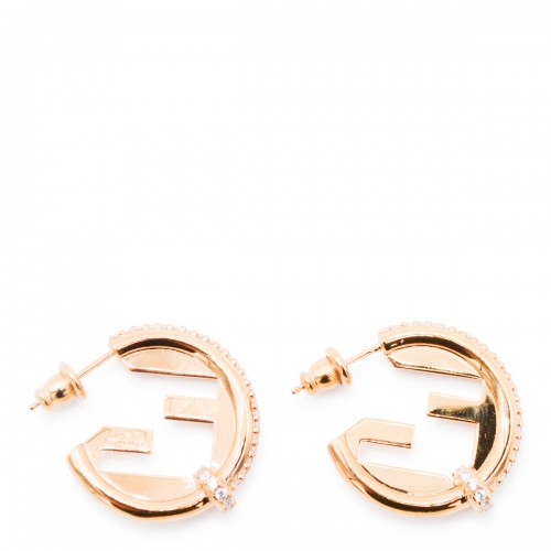 GOLD METAL EVER ROUND EARRINGS