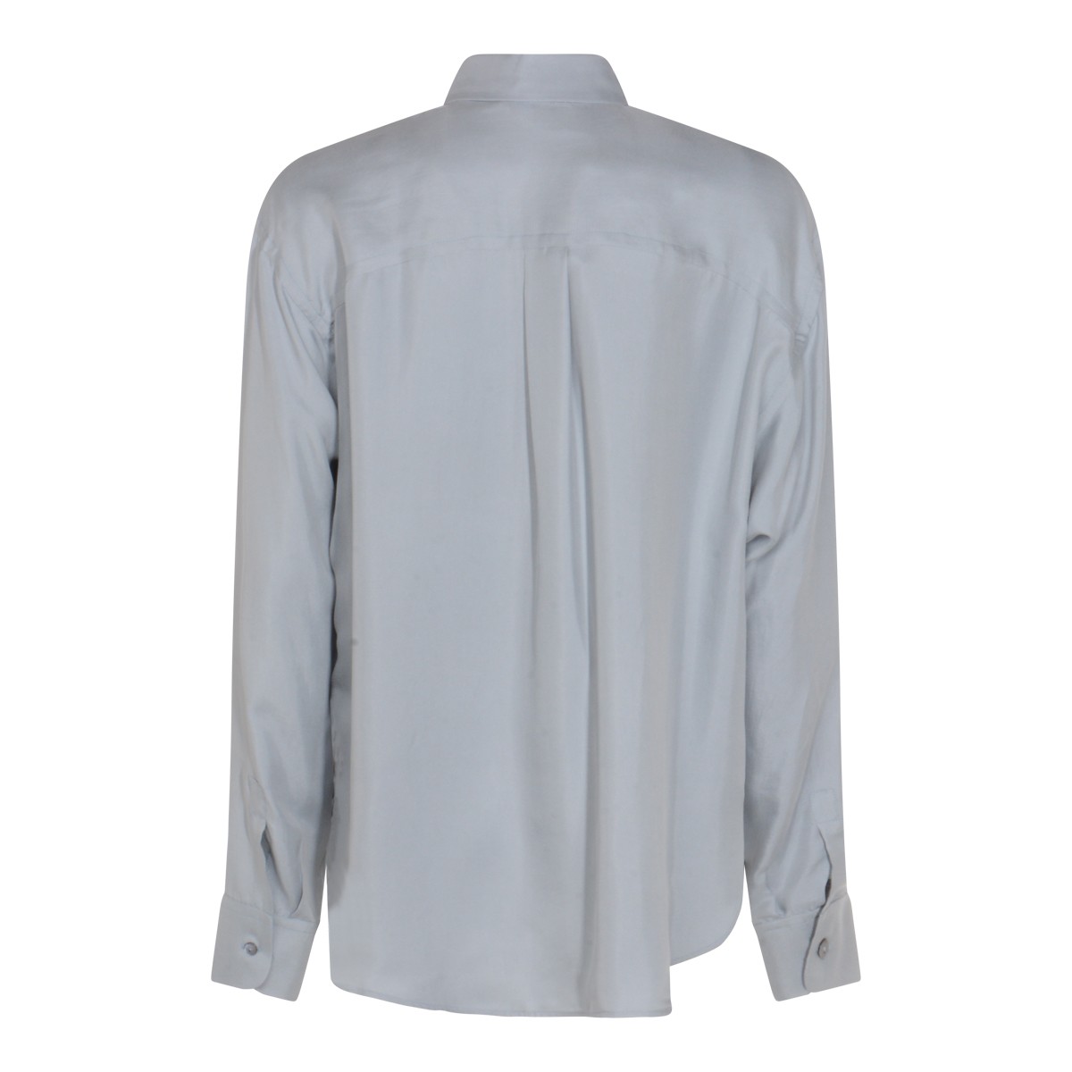 LIGHT BLUE SILK QUIRINO SHIRT LIGHT BLUE SILK QUIRINO SHIRT