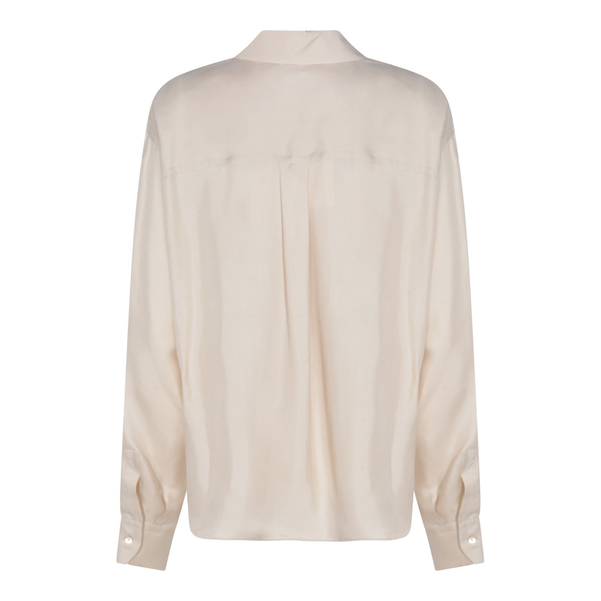 BEIGE SILK QUIRINO SHIRT BEIGE SILK QUIRINO SHIRT