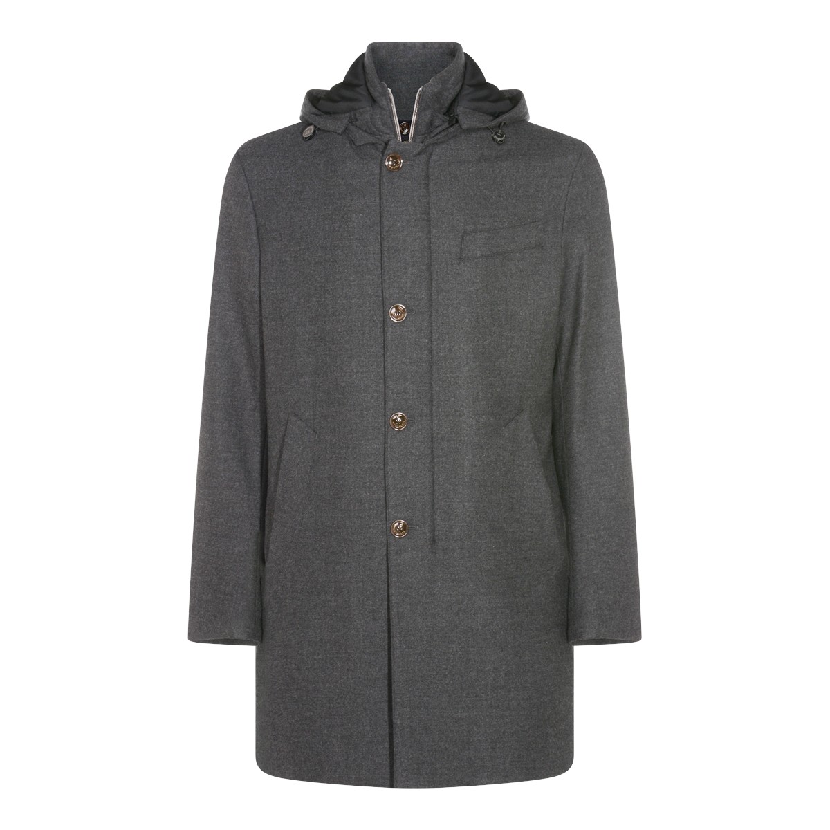 GREY WOOL COAT