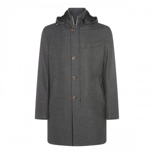 GREY WOOL COAT