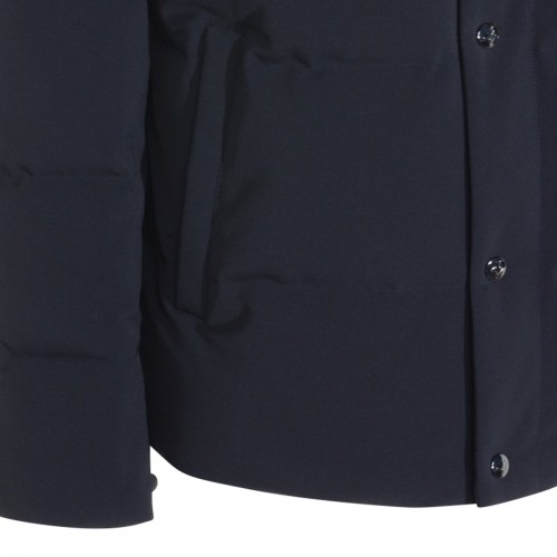 DARK BLUE DOWN JACKET