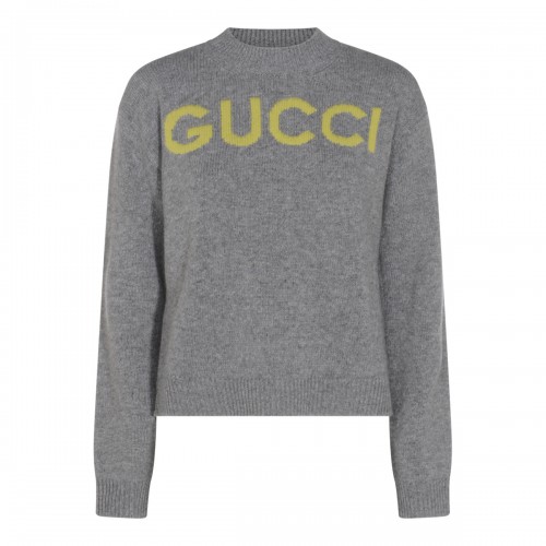 GREY WOOL KNITWEAR