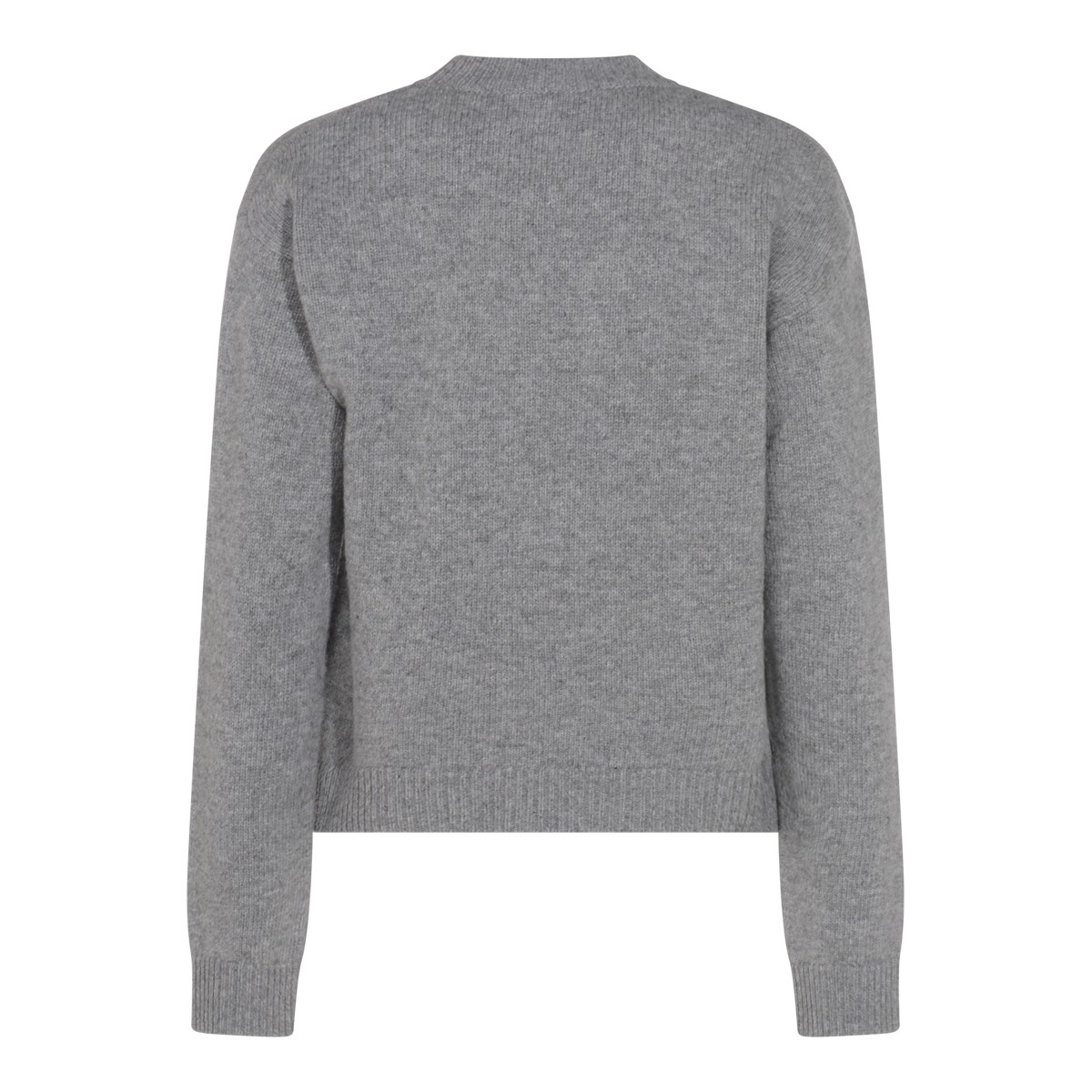 GREY WOOL KNITWEAR