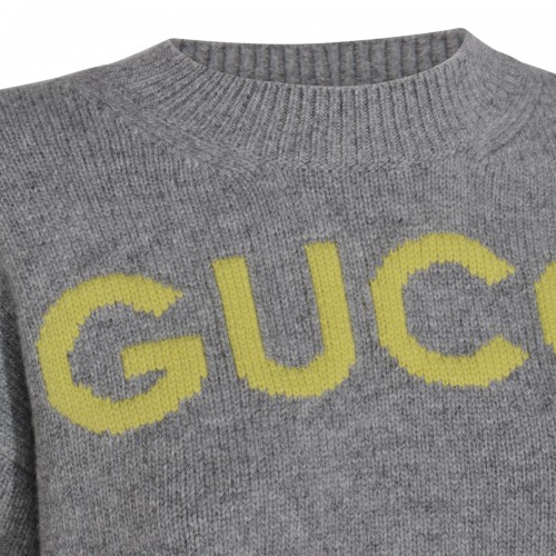 GREY WOOL KNITWEAR