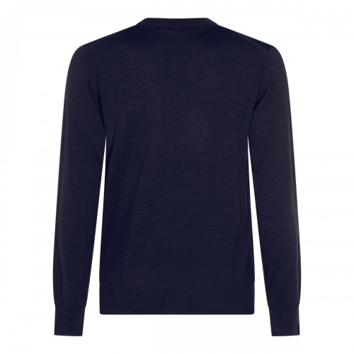 NAVY WOOL KNITWEAR