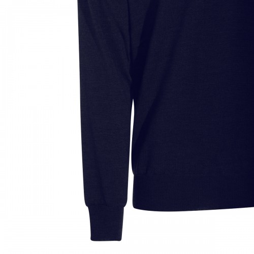 NAVY WOOL KNITWEAR
