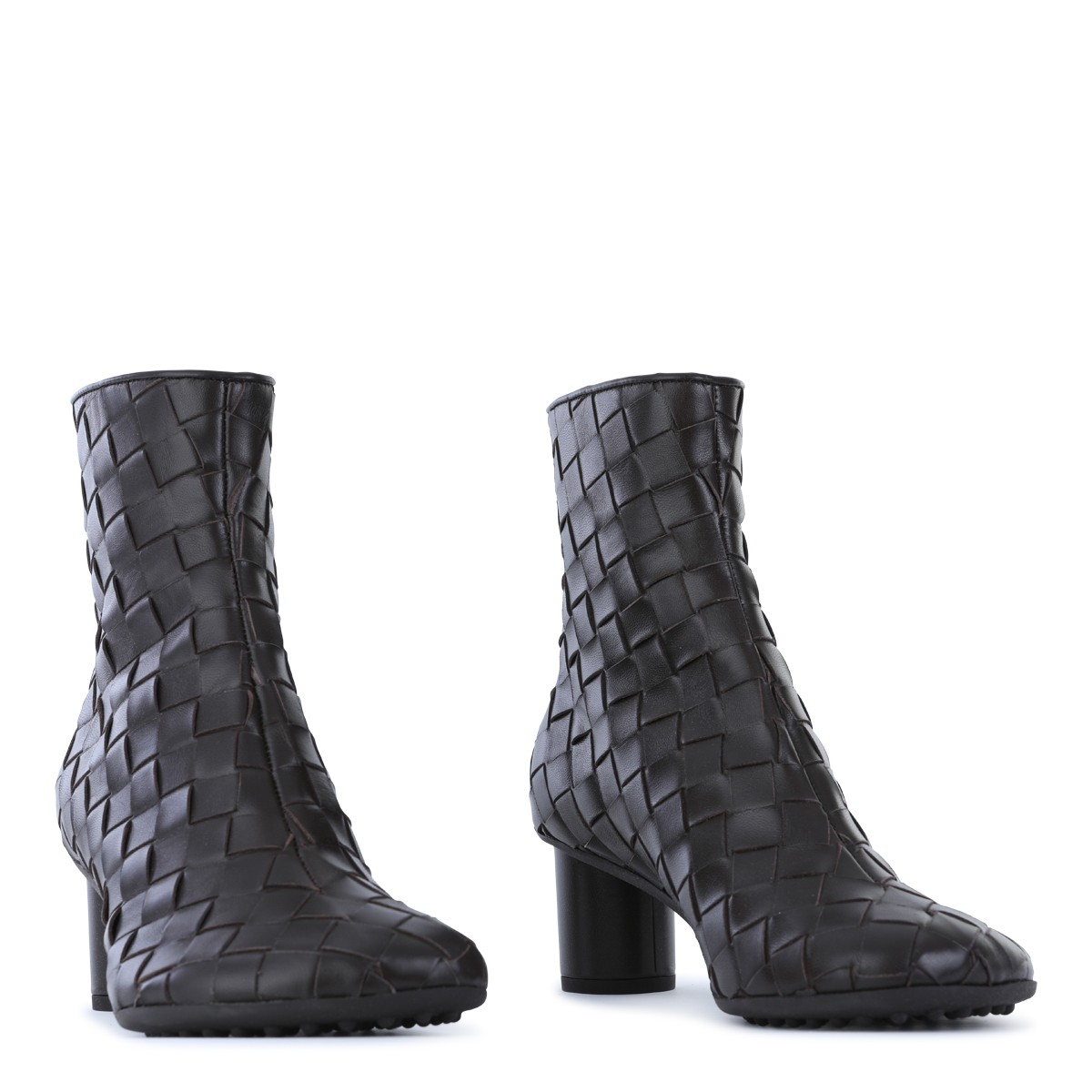 BROWN LEATHER ATOMIC BOOTS BROWN LEATHER ATOMIC BOOTS
