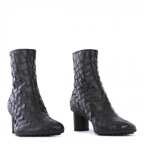 BROWN LEATHER ATOMIC BOOTS