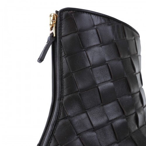 BROWN LEATHER ATOMIC BOOTS