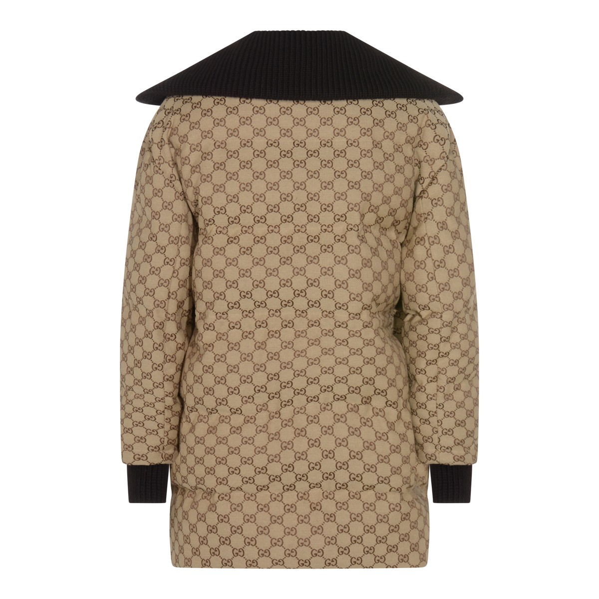 BEIGE COTTON DOWN JACKET