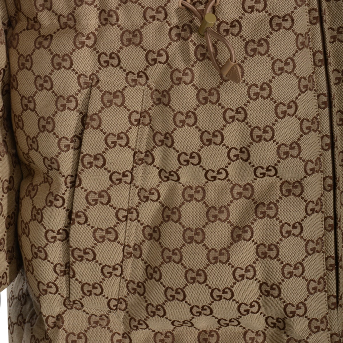 BEIGE COTTON DOWN JACKET