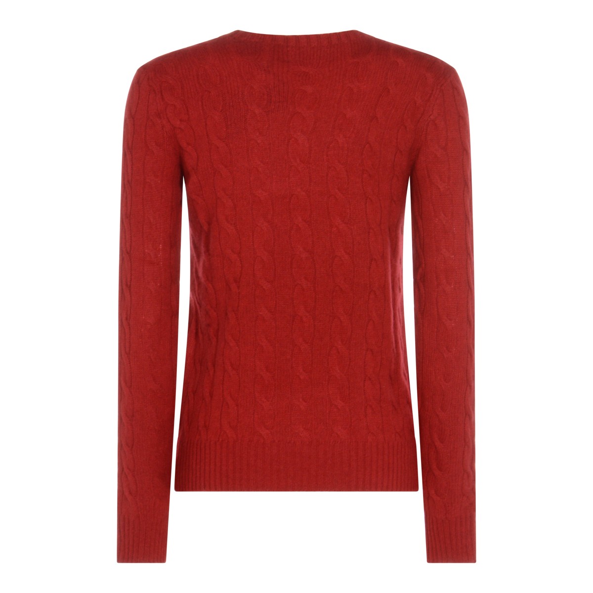 RED WOOL KNITWEAR