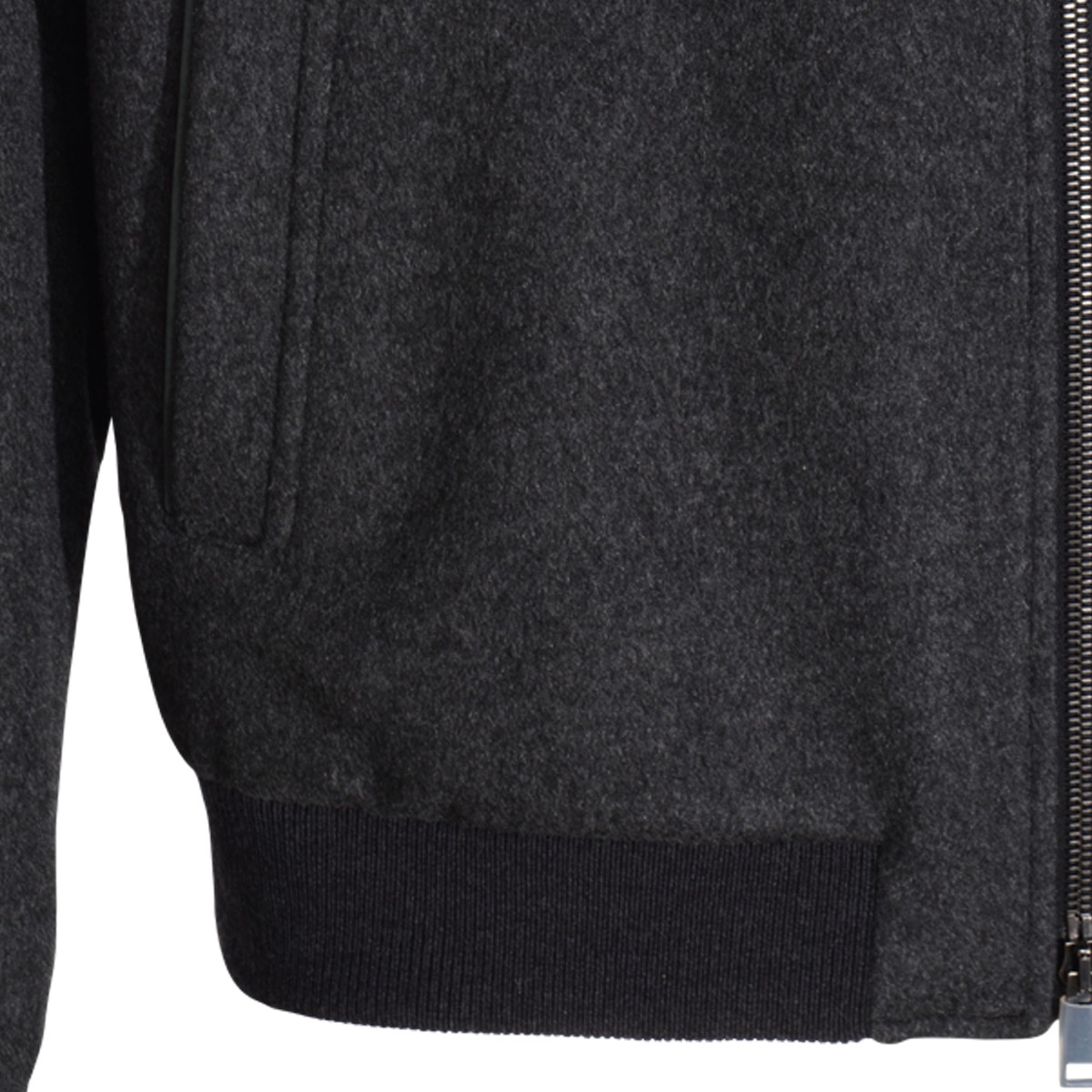 DARK GREY WOOL CASUAL JACKET