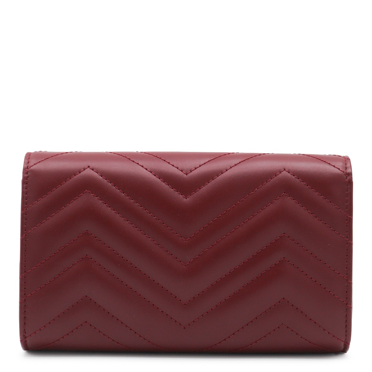 ROSSO ANCORA LEATHER GG MARMONT WALLET
