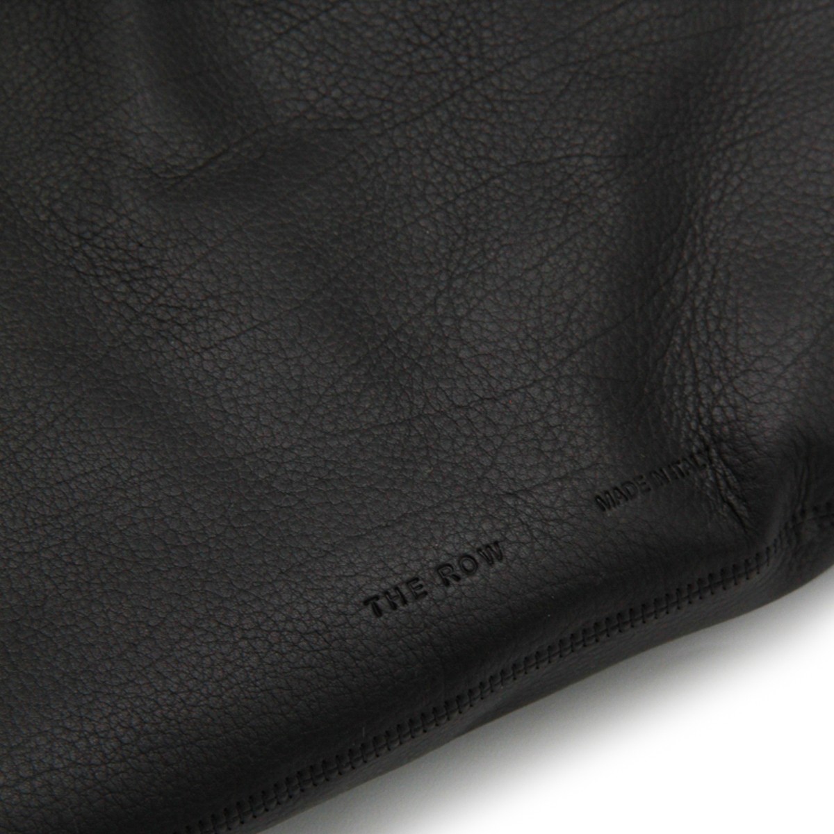 BLACK LEATHER BIDLE SMALL SHOULDER BAG