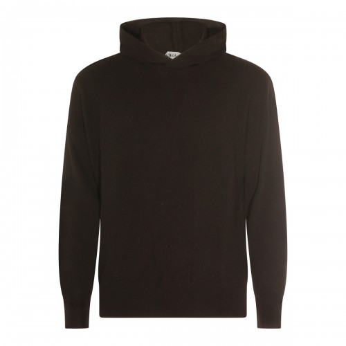 BLACK WOOL KNITWEAR
