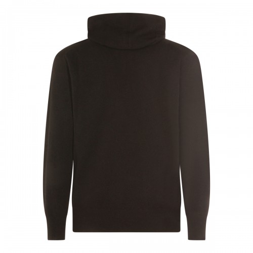 BLACK WOOL KNITWEAR