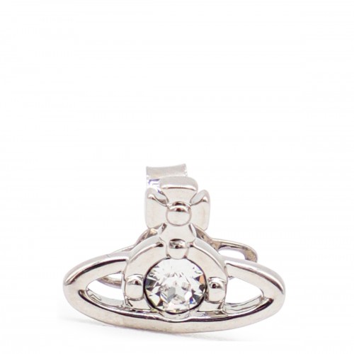 SILVER METAL EARRINGS