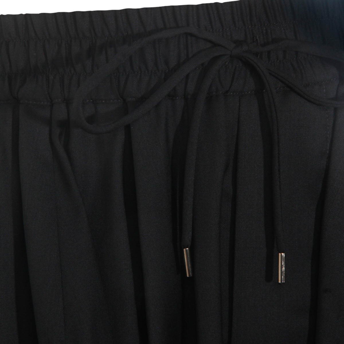 BLACK WOOL PANTS