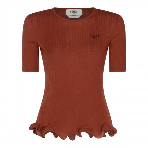 RUST WOOL KNITWEAR