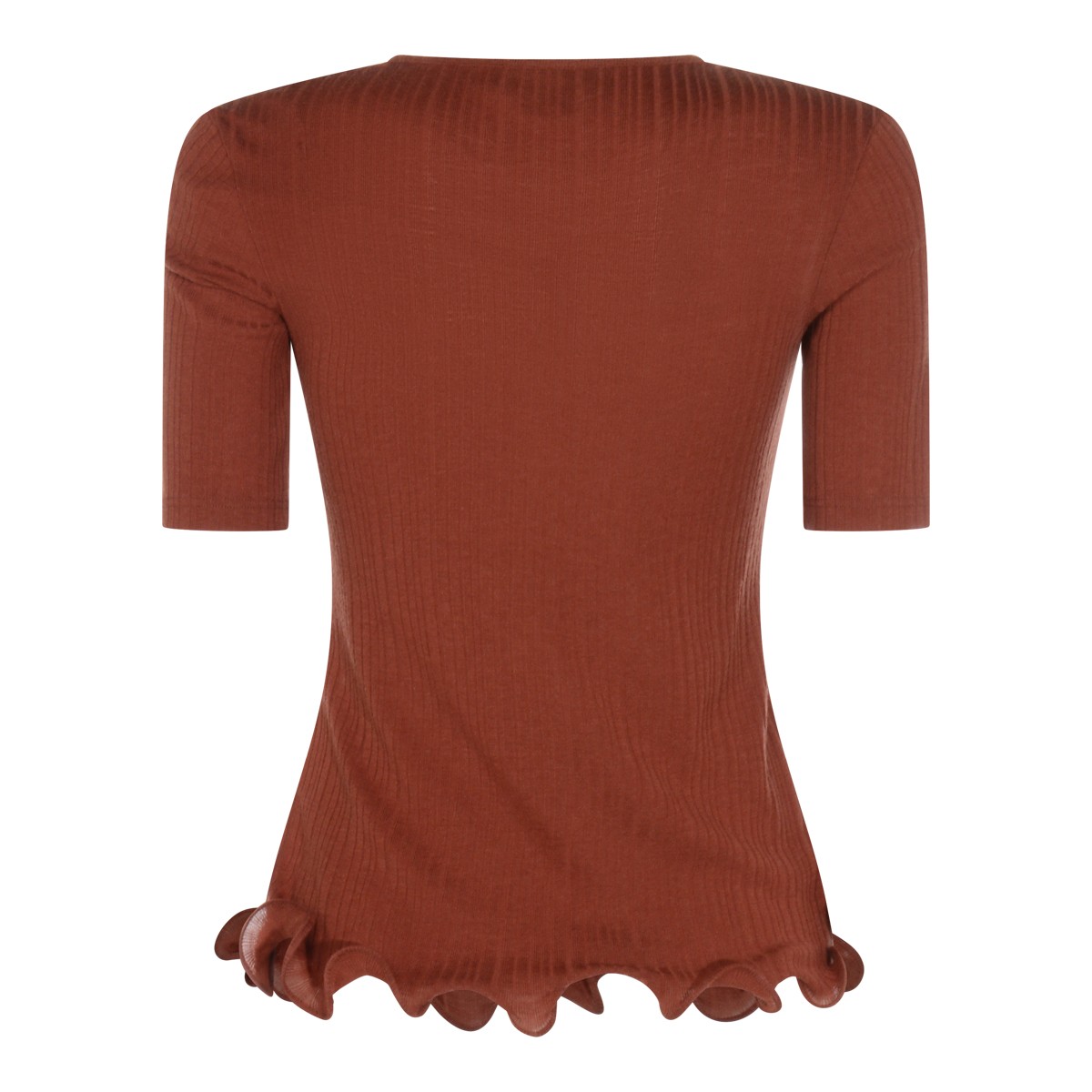 RUST WOOL KNITWEAR