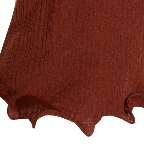 RUST WOOL KNITWEAR