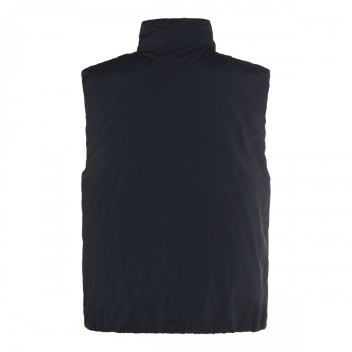 DARK BLUE NYLON CASUAL JACKET 2