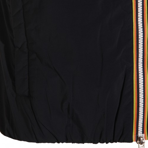 DARK BLUE NYLON CASUAL JACKET
